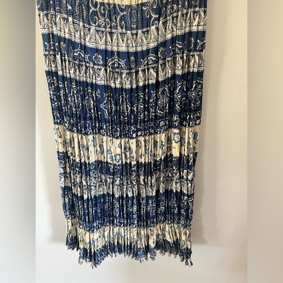 Wrangler Prairie Rose Collection Floral Pattern Pleated Maxi Skirt - Picture 4 of 9